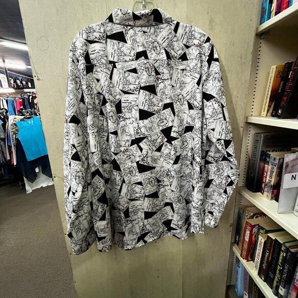 Karl Lagerfeld Black and White Blouse - Picture 2 of 3